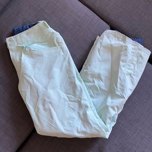 Roxy Mint Green Insulated Ski / Snowboard Pants, sz small (GOOD USED CONDITION)